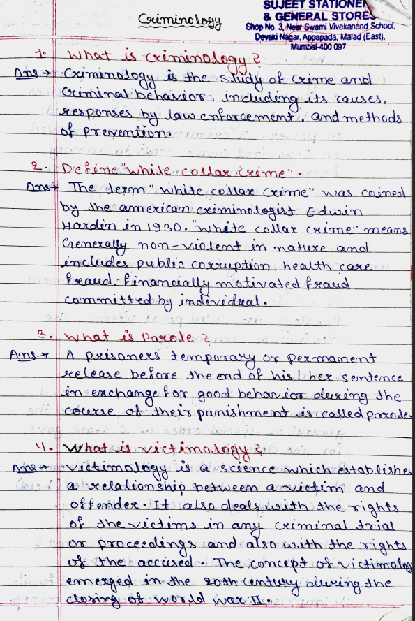 criminology 